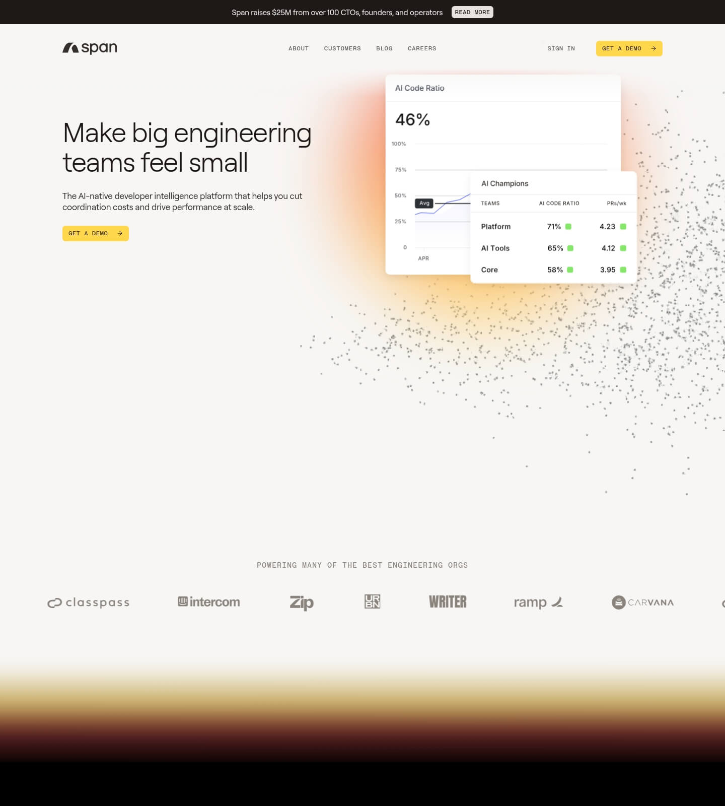 Screenshot taken from span.app